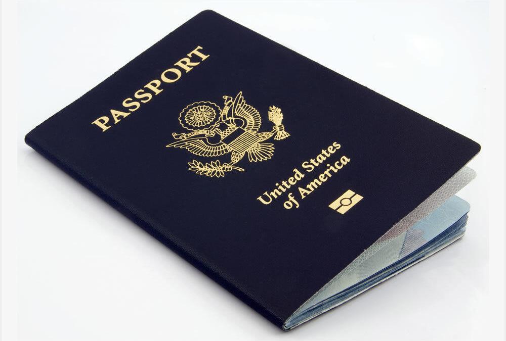 Image of a USA passport